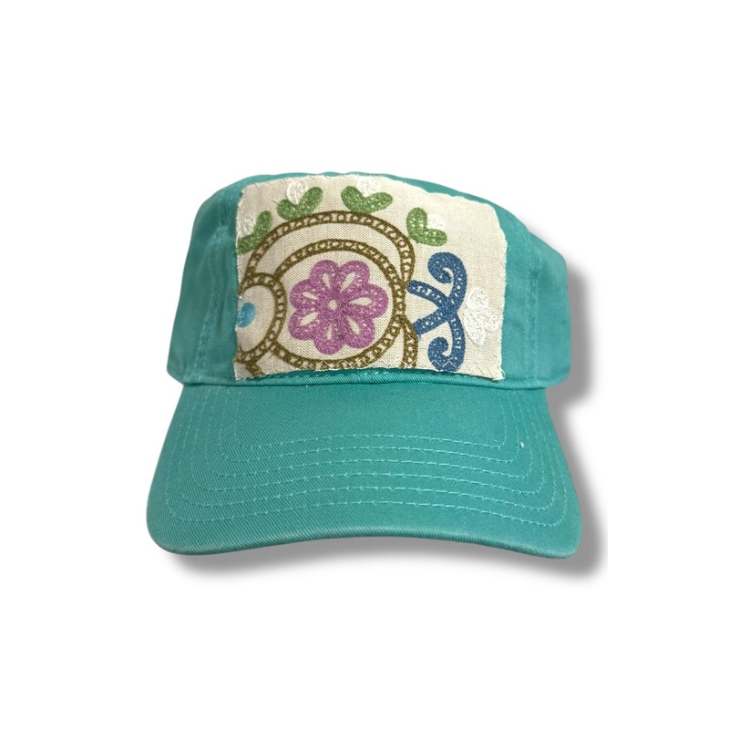 Kilim Baseball Hat – Turquoise 22