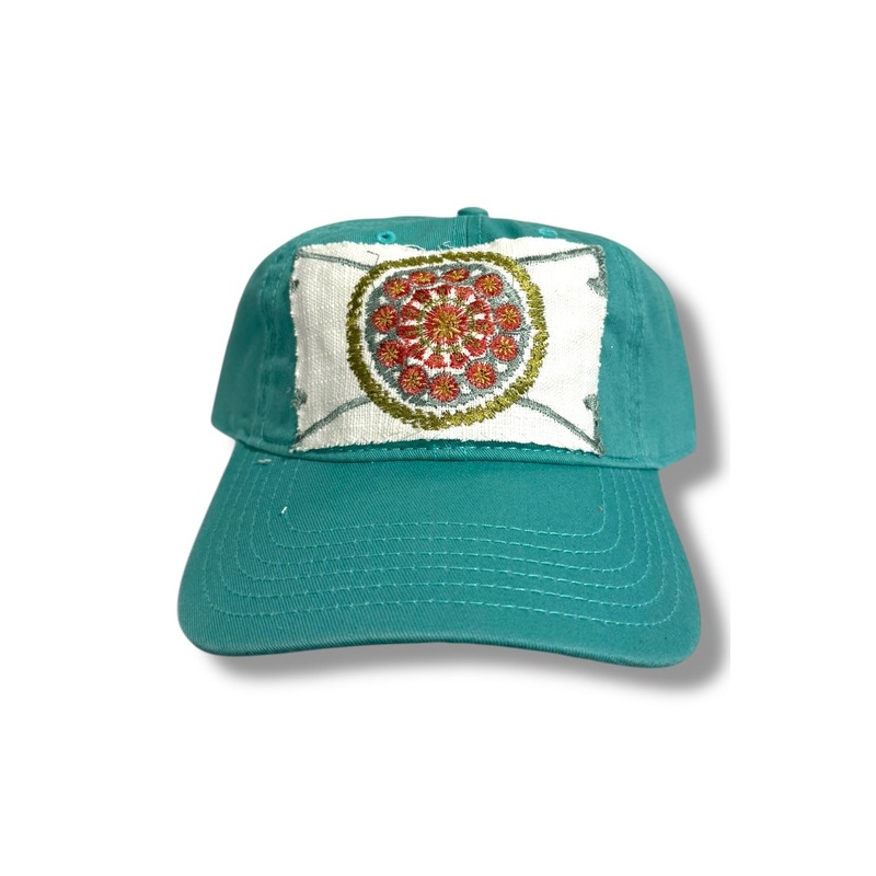 Kilim Baseball Hat – Turquoise 24