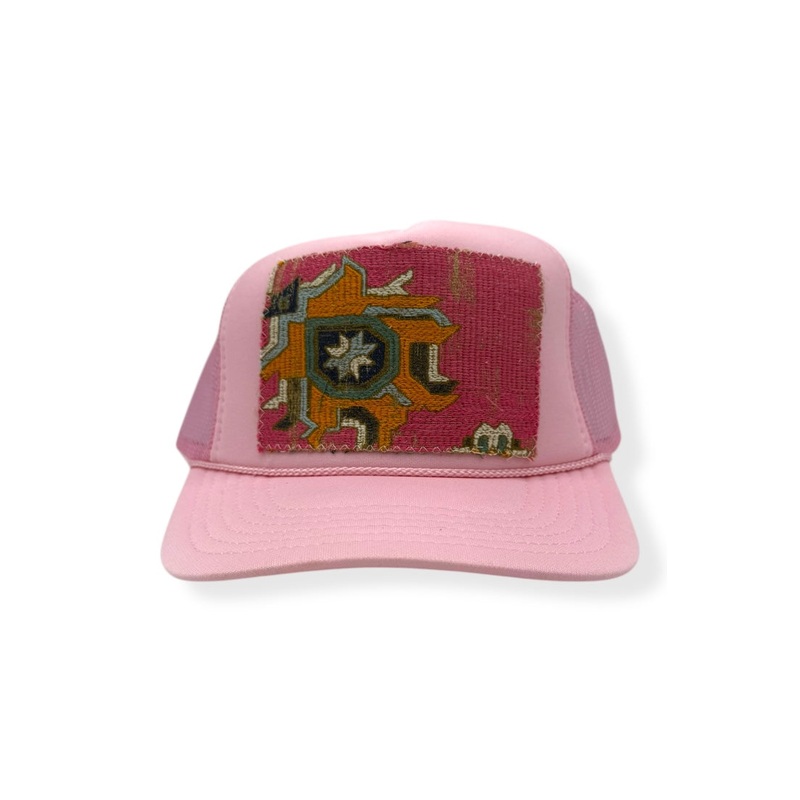 Kilim Trucker Hat – Baby Pink 151