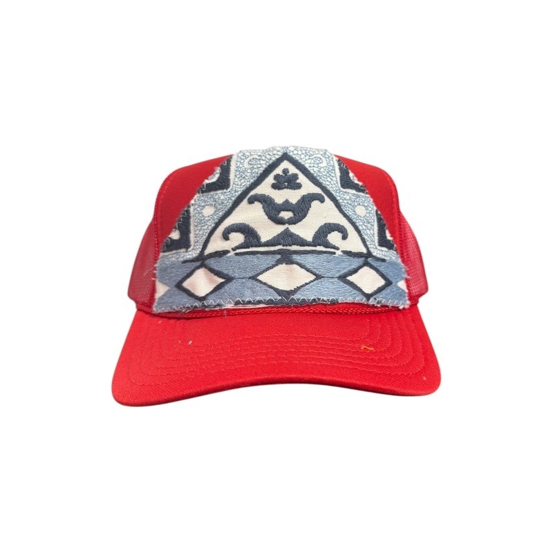 Kilim Trucker Hat – Red 284