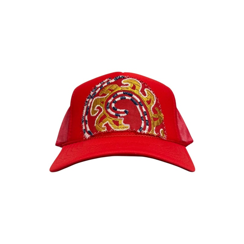 Kilim Trucker Hat – Red 306