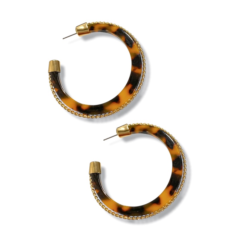 Big Moves Acrylic Hoop Earrings