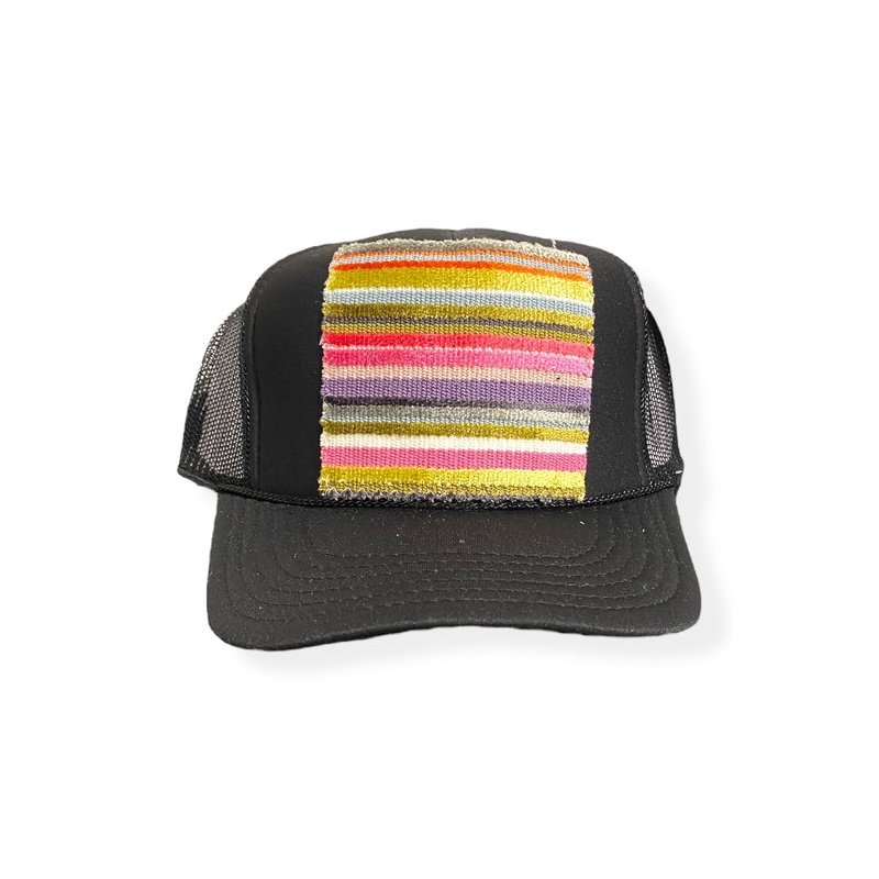Kilim Trucker Hat – Black 426