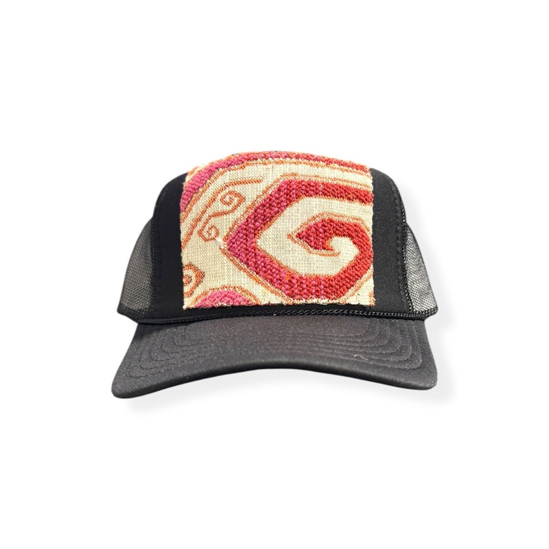 Kilim Trucker Hat – Black 435