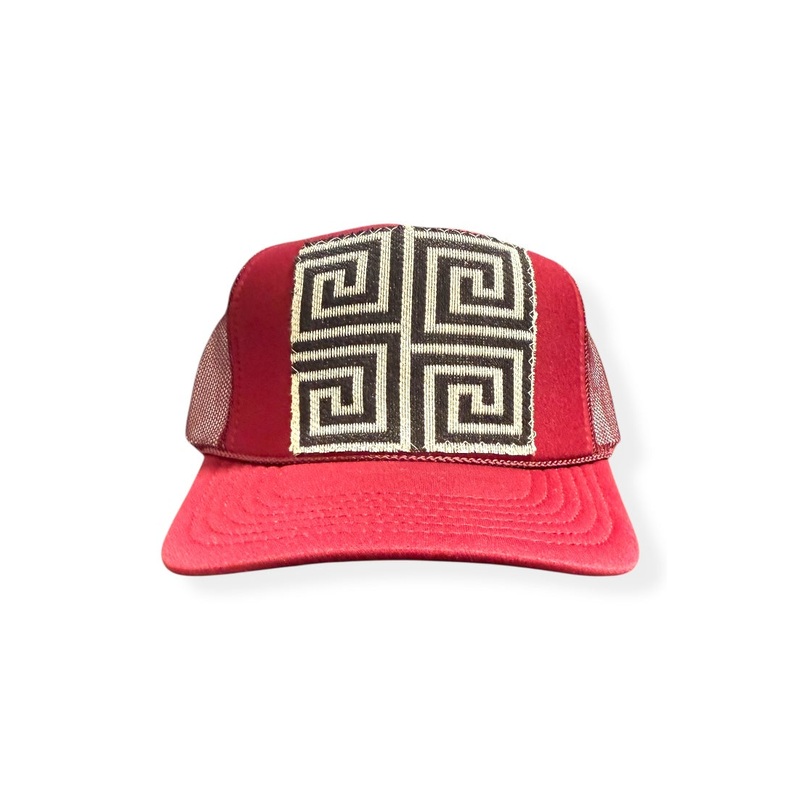 Kilim Trucker Hat – Burgundy 13