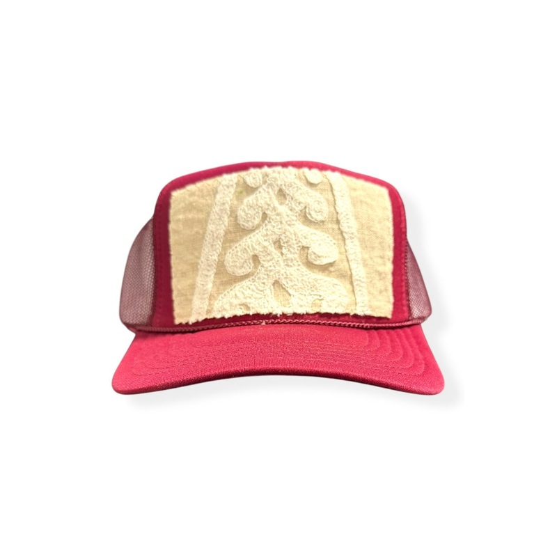 Kilim Trucker Hat – Burgundy 15