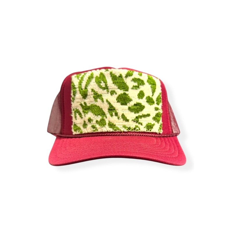 Kilim Trucker Hat – Burgundy 16