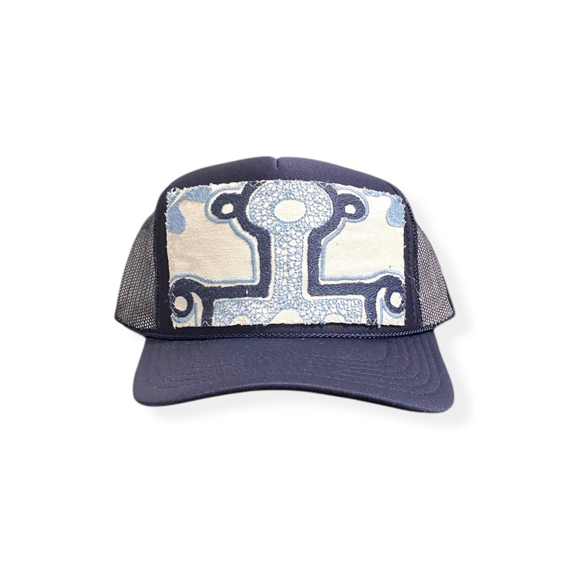 Kilim Trucker Hat – Navy 239