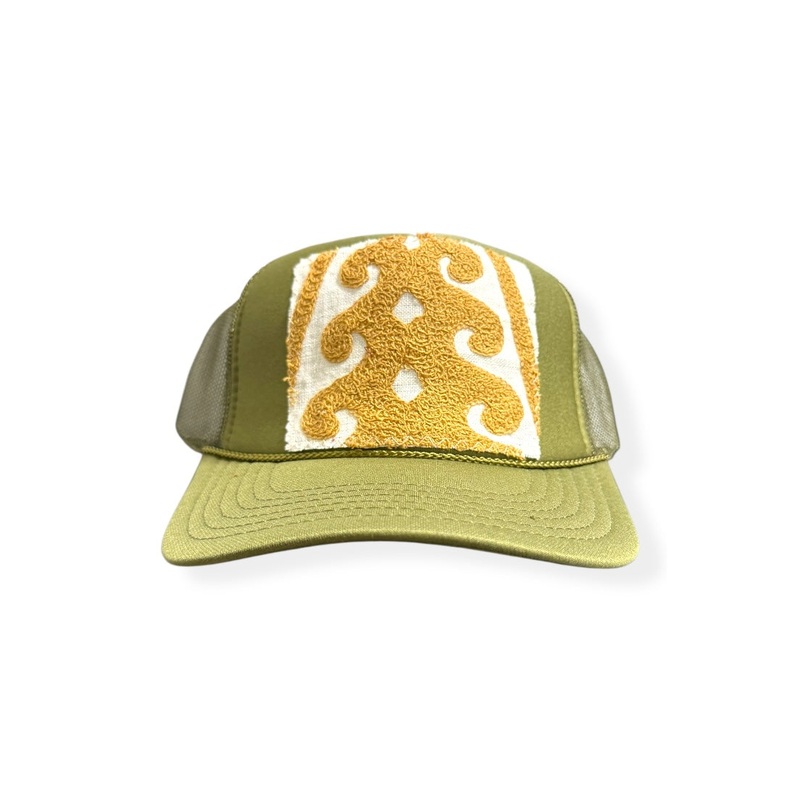 Kilim Trucker Hat – Olive 64