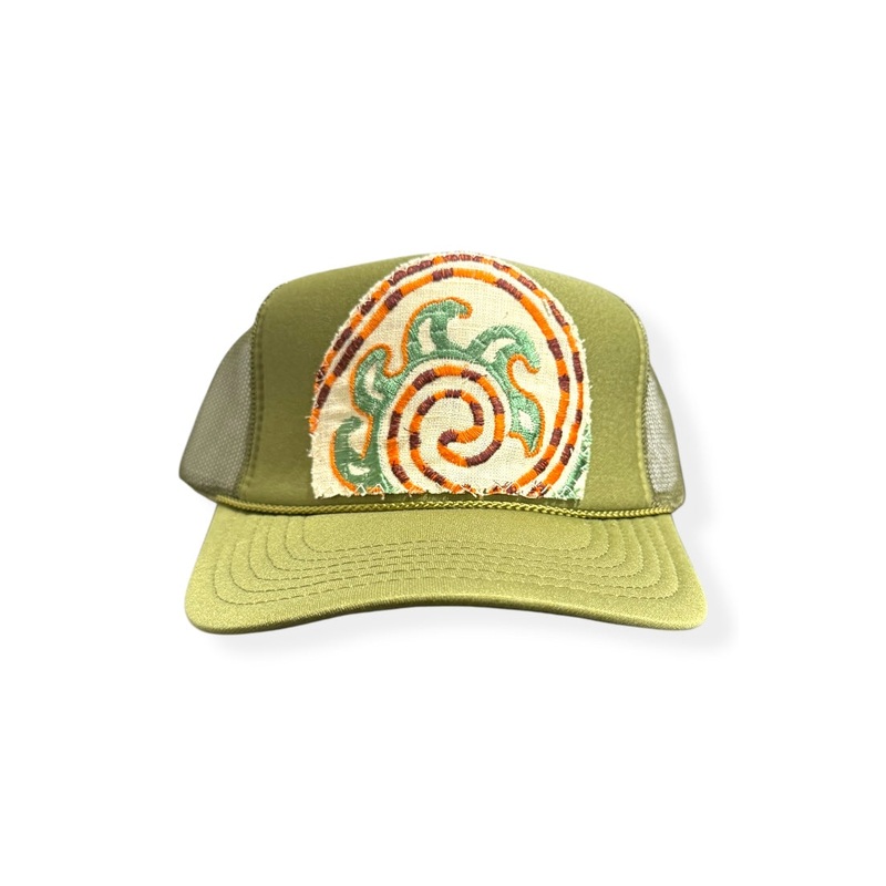 Kilim Trucker Hat – Olive 65