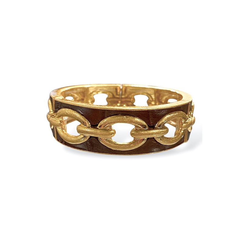 No More Lies Brown Linked Bracelet