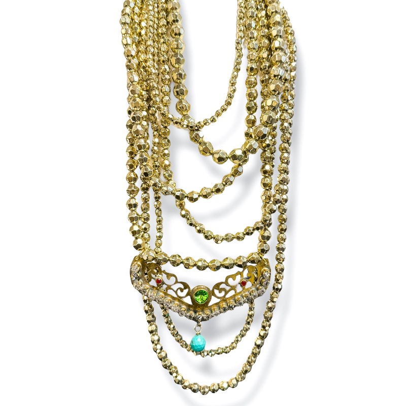 Made in the Deep South 1960s Brooch 1970s Signed Graziano Necklace