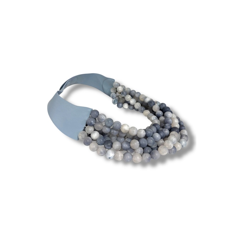 Extra Mile Montana Blue Beaded Necklace