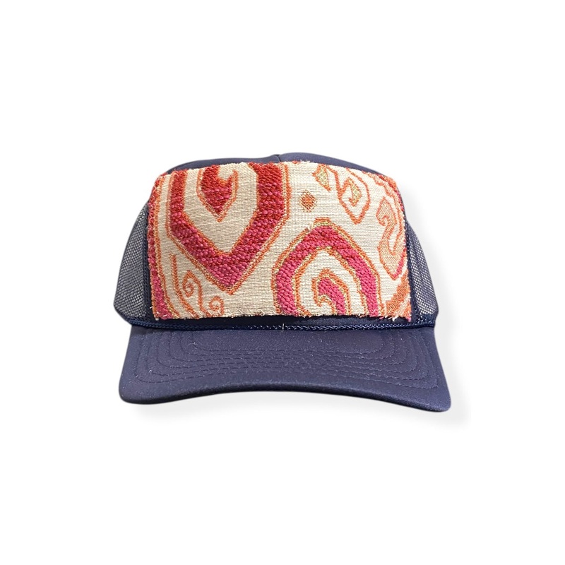 Kilim Trucker Hat – Navy 243