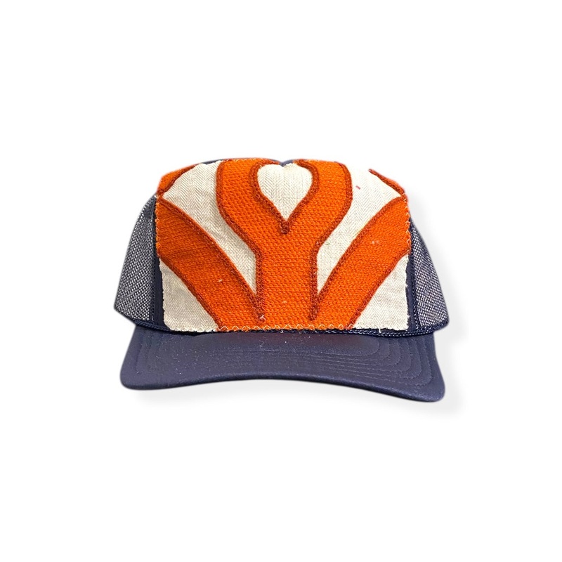 Kilim Trucker Hat – Navy 255