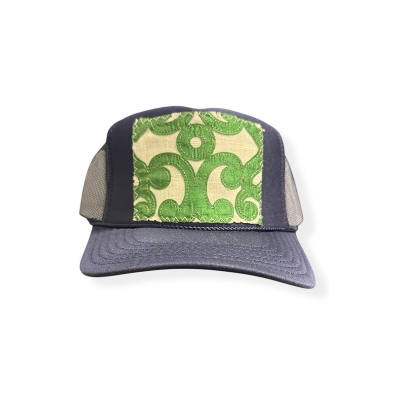 Kilim Trucker Hat – Navy 263