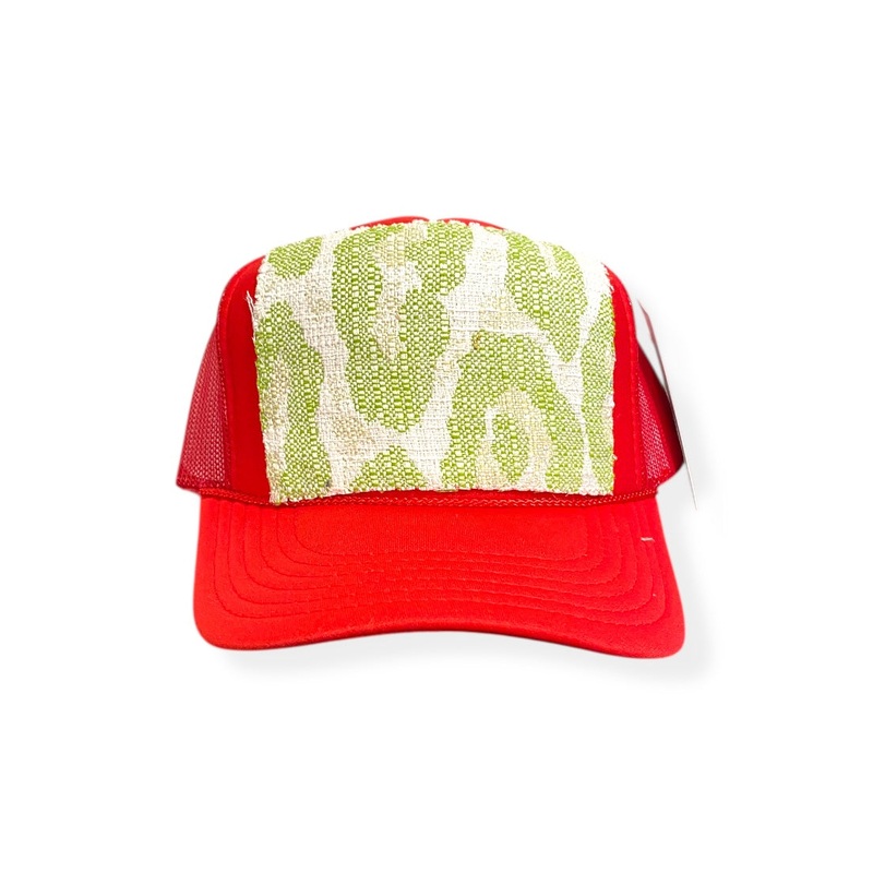 Kilim Trucker Hat – Red 332