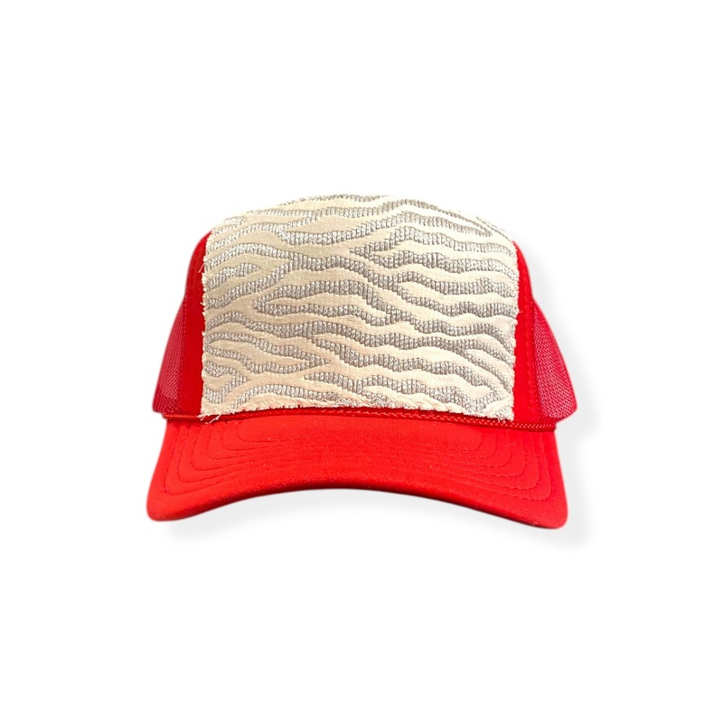 Kilim Trucker Hat – Red 340