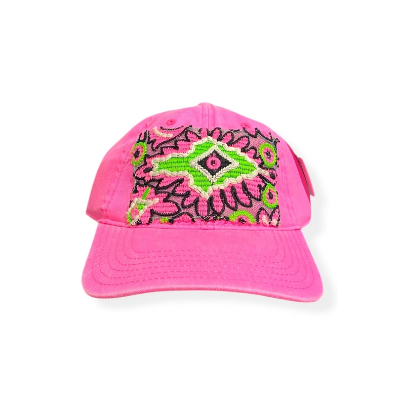 Kilim Baseball Hat – Hot Pink 51
