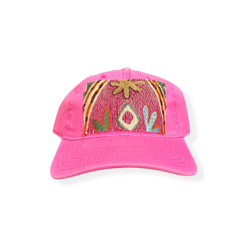 Kilim Baseball Hat – Hot Pink 52