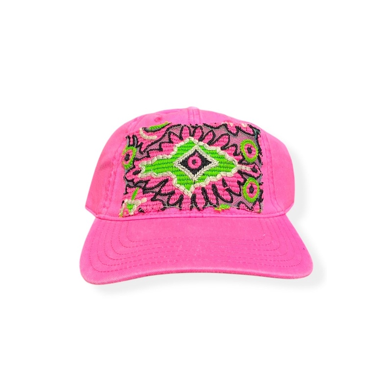 Kilim Baseball Hat – Hot Pink 53