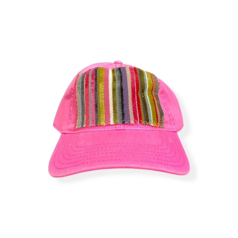 Kilim Baseball Hat – Hot Pink 55