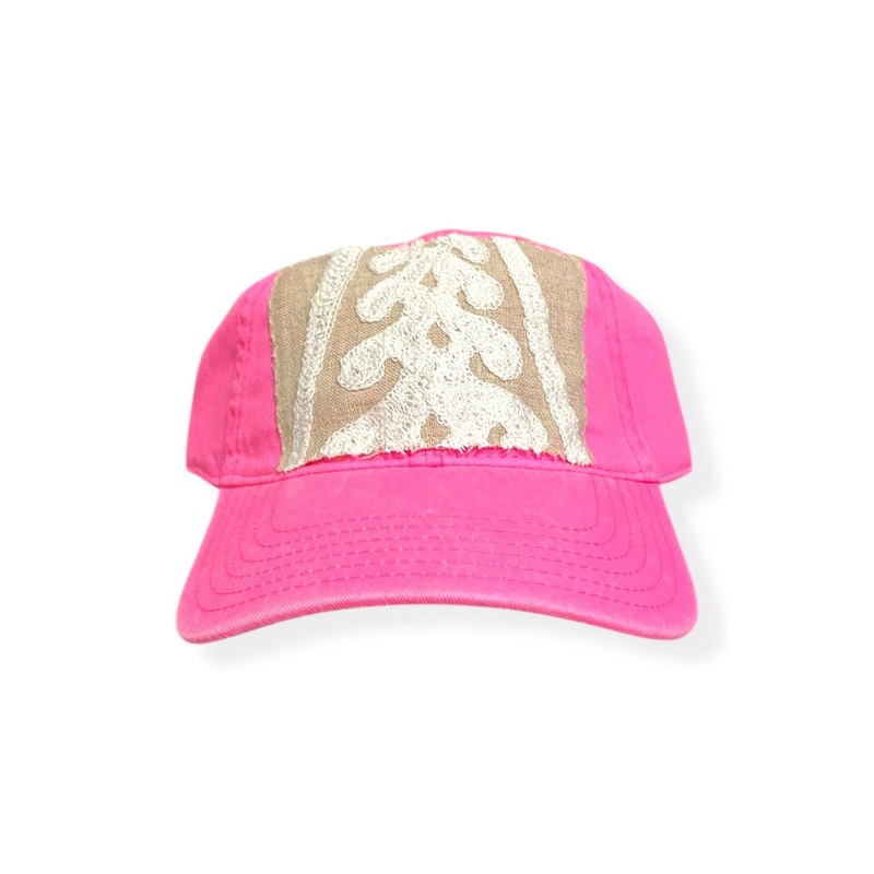 Kilim Baseball Hat – Hot Pink 62