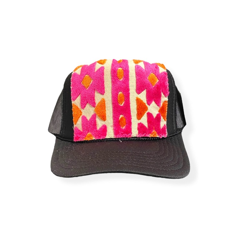 Kilim Trucker Hat – Black 416