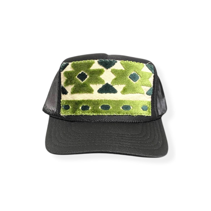 Kilim Trucker Hat – Black 421