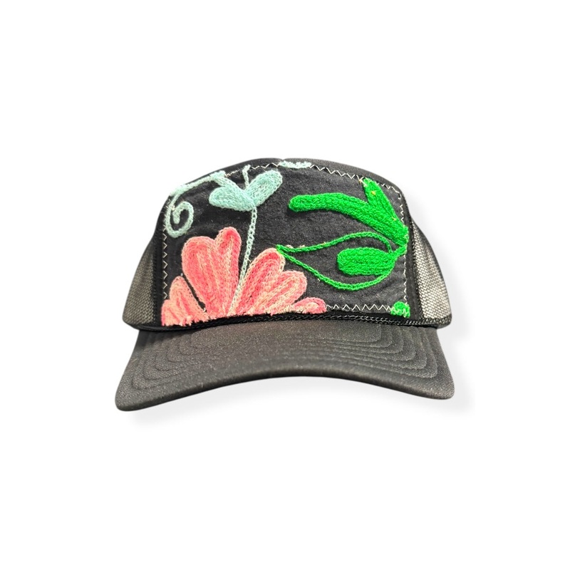Kilim Trucker Hat – Black 431