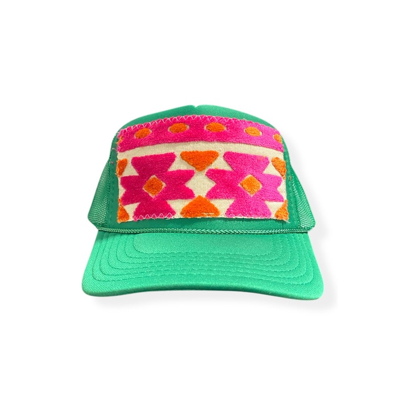 Kilim Trucker Hat – Kelly 50