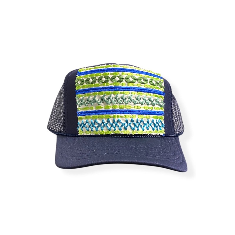 Kilim Trucker Hat – Navy 240