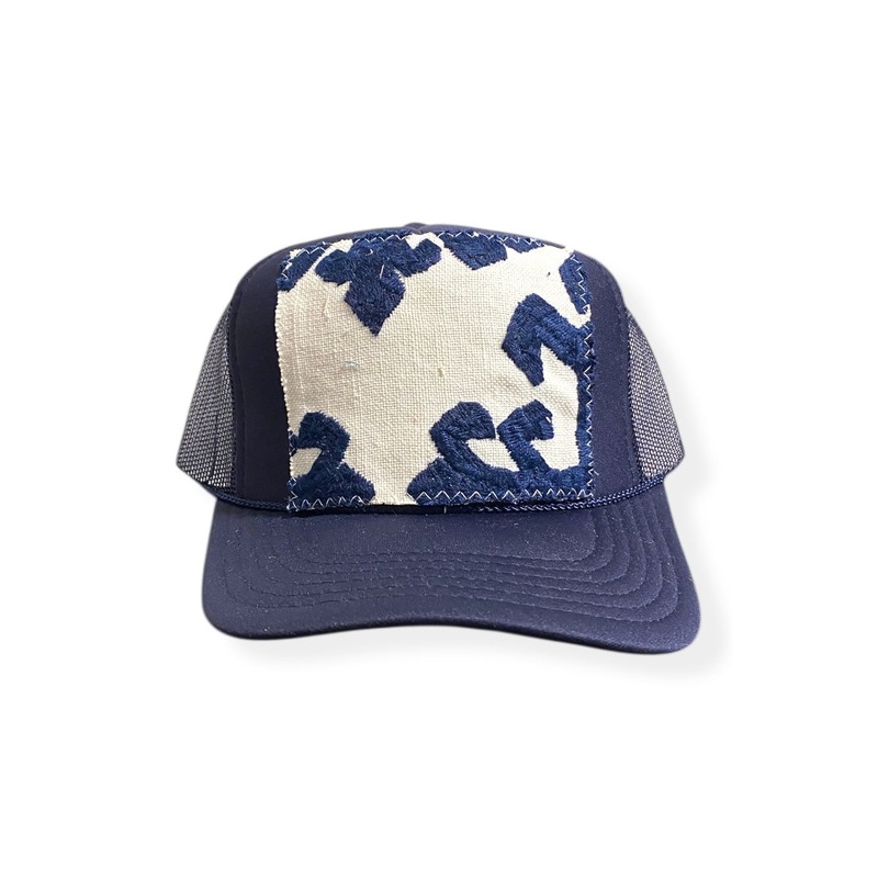 Kilim Trucker Hat – Navy 241