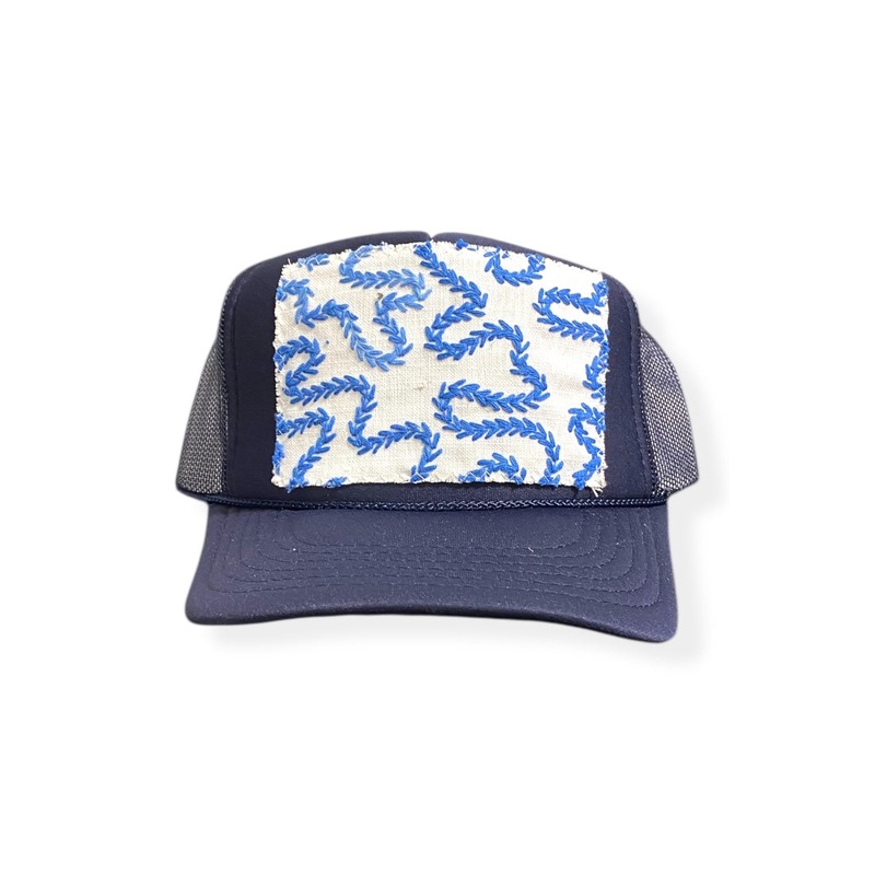 Kilim Trucker Hat – Navy 247