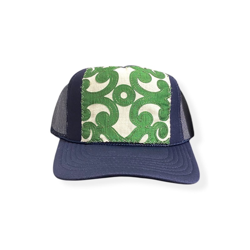 Kilim Trucker Hat – Navy 254