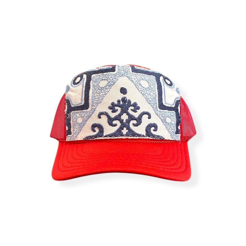Kilim Trucker Hat – Red 329