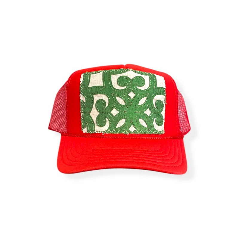 Kilim Trucker Hat – Red 331
