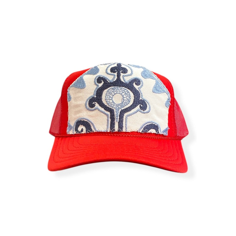 Kilim Trucker Hat – Red 341