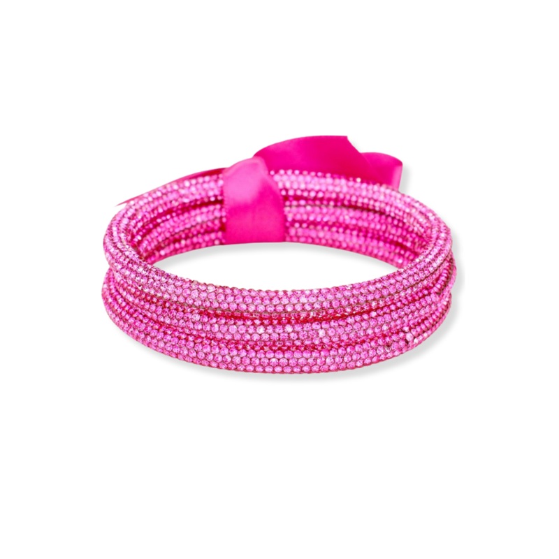 Bright Like A Diamond Pink Bracelet Set