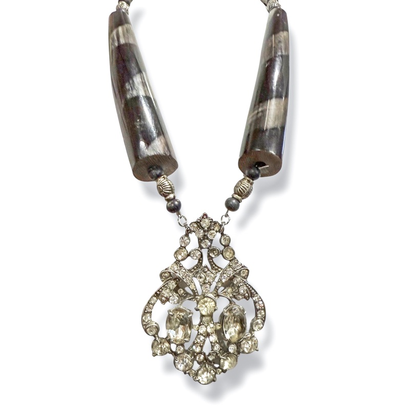 Made in the Deep South1800s Staret Brooch 1960s Necklace