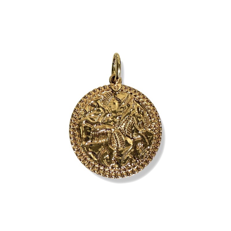 Counting Blessings Coin Charm Pendant