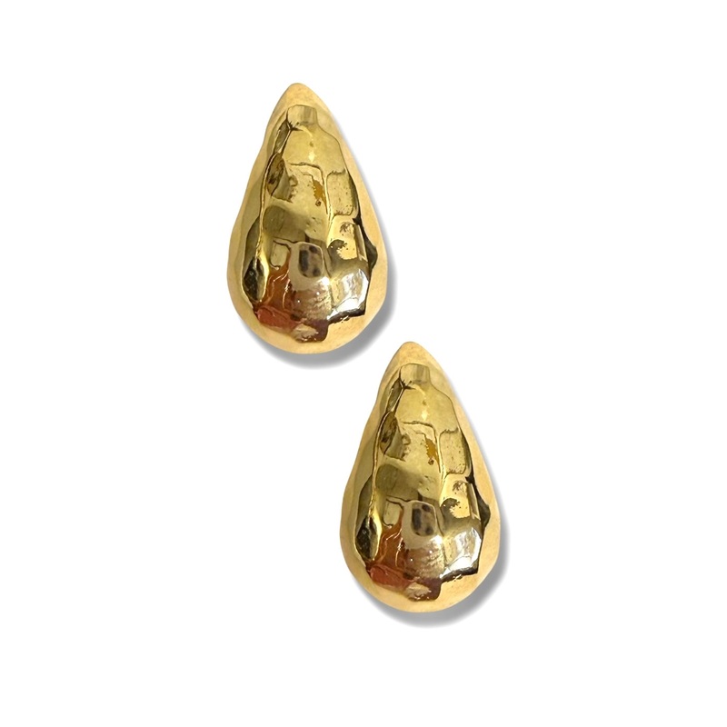 Delaina Faceted Teardrop Earrings