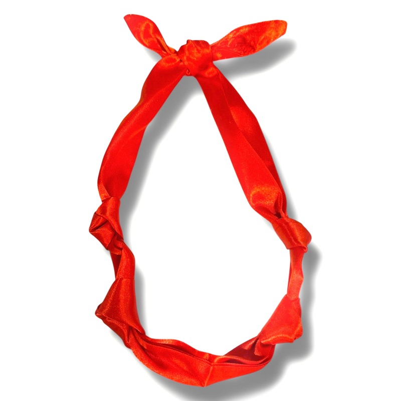 No Place Like Home Red Scarf Necklace