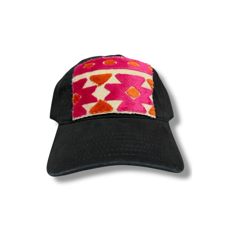 Kilim Baseball Hat – Black 104
