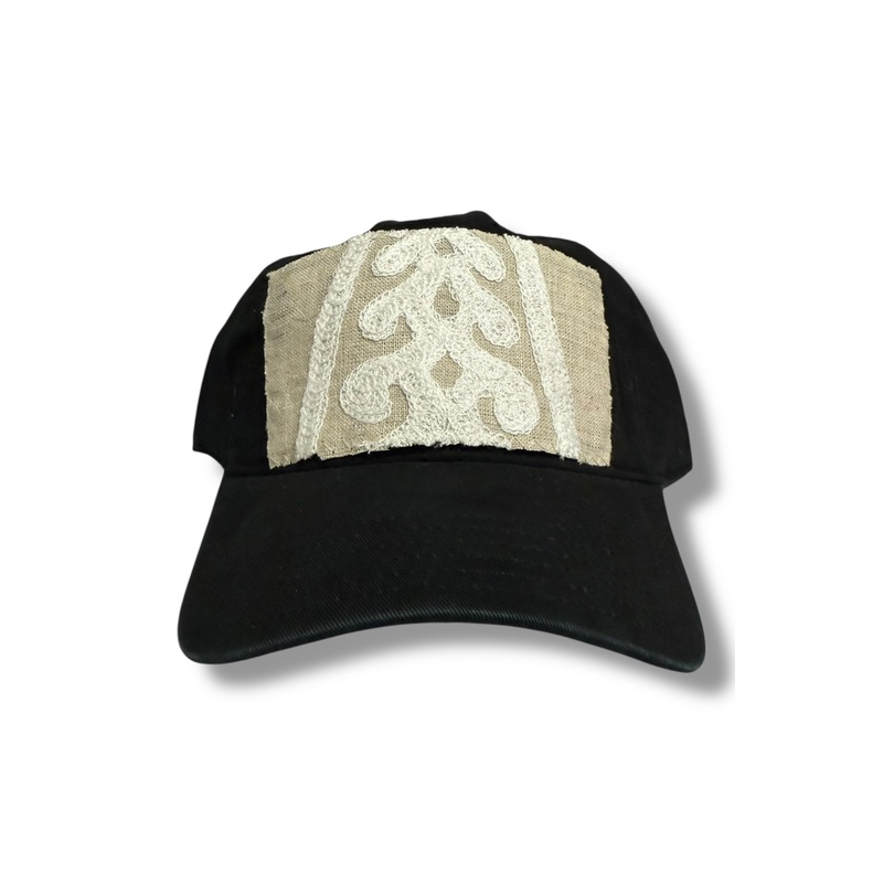 Kilim Baseball Hat – Black 108