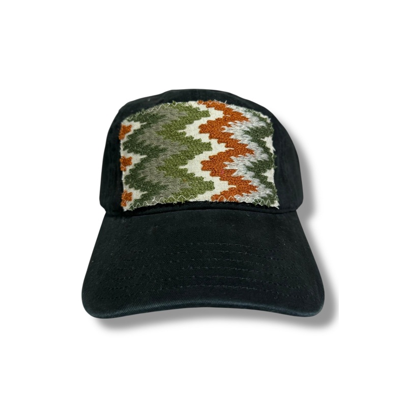 Kilim Baseball Hat – Black 113