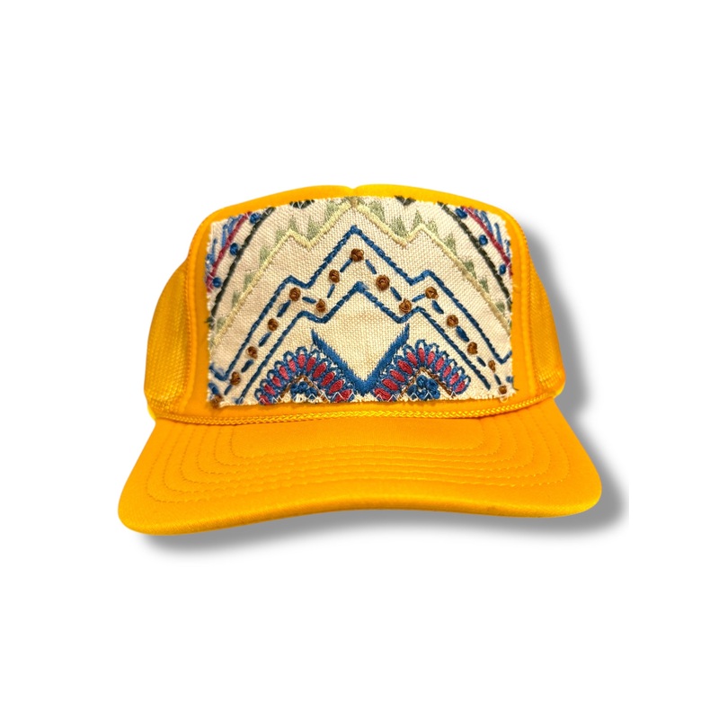 Kilim Trucker Hat – Gold 6