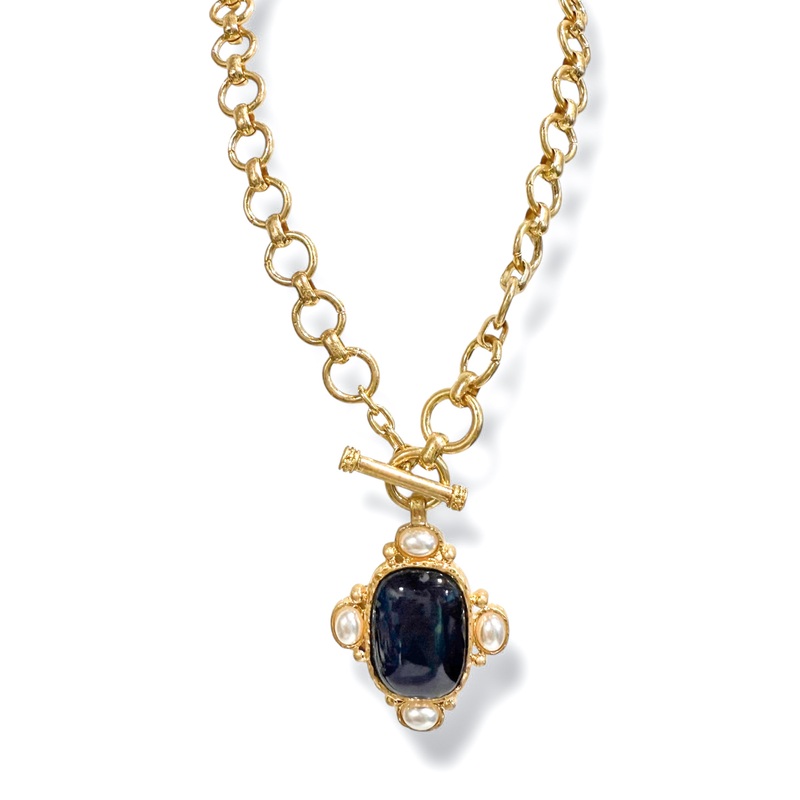 Known More Black Pendant Necklace