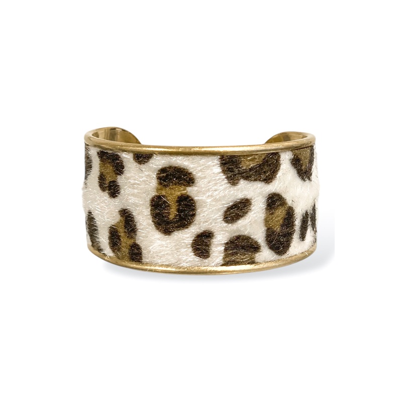 Holding You Close Leopard Cuff Bracelet