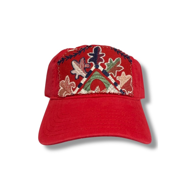 Kilim Baseball Hat – Red 64